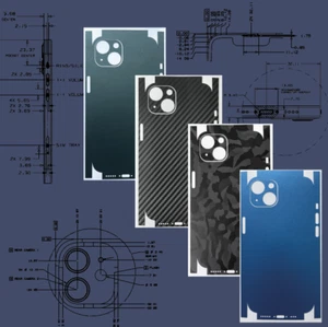 Pour iPhone 15 14 13 12 11 Skin film de protection autocollant - Photo 1 sur 17