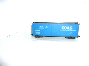 D2 (HO) AHM KANSAS, OKLAHOMA & GULF 40’ INS. BOX CAR, KO & G 30011 - Picture 1 of 5