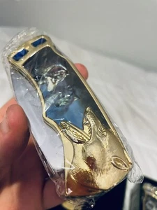 Navaja de Bolsillo Cuchillo Lobo En Caja de Estaño, Cuchillos de Oro RAROS NUNCA ABIERTOS 4 Disponibles - Imagen 1 de 6