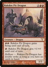 Rakdos Pit Dragon Dissension NM Red Rare MAGIC THE GATHERING MTG CARD ABUGames