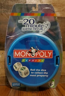 NEW Monopoly Express Parker Brothers Travel Game Take A 20 Minute Game Break - Image 1 of 4