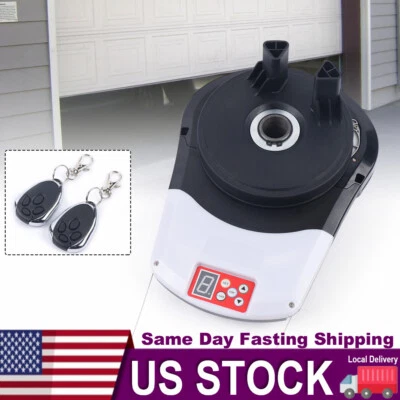 Abridor de puerta enrollable automático abridor de puerta enrollable de garaje con 2 controles remotos 800N Foto 1 de 4