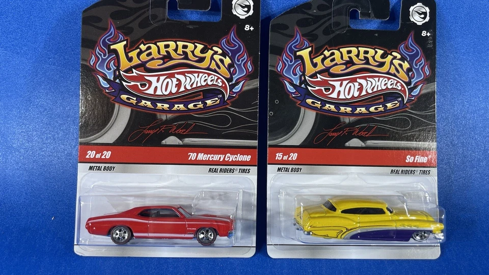 Hot Wheels Larrys Garage Lot of 2 - 70 Mercury Cyclone & So Fine Chase ￼Cars - Image 1 of 4
