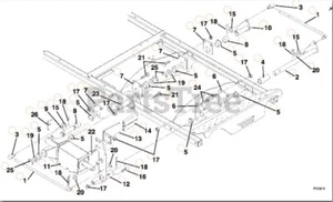 Lift Parts From Gravely ZT1640 Mower - Picture 1 of 12