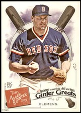 Roger Clemens 2019 Allen and Ginter Ginter Greats 5x7 #GG-6 22/49 Red Sox