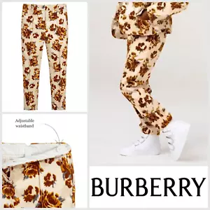 Burberry Trousers Pants - Age 4 Years Lexi Cotton Velvet Girls - Mustard Floral - Picture 1 of 9