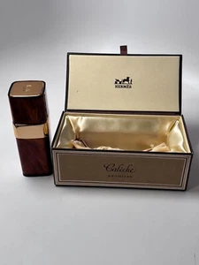 90% FULL VTG Tortiseshell Hermes Caleche Pure Parfum Atomizer Refill Spray 1oz - Picture 1 of 9