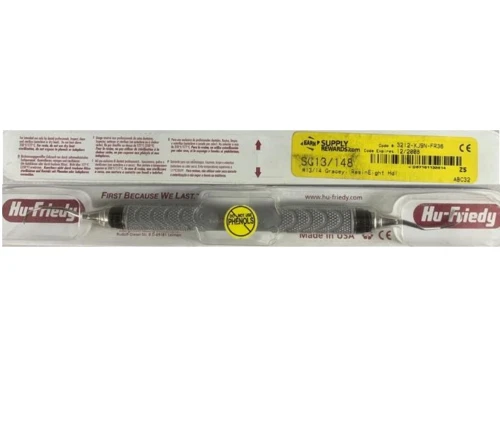 Hu-Friedy SG13/148 Double End Dental #13/14 Gracey Curette #8 ResinEight Handle