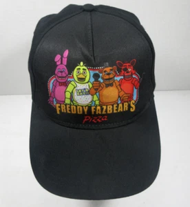 Five Nights at Freddys Fazbears 2016 pizza ajustable joven gorra negra sombrero #11566 - Imagen 1 de 15
