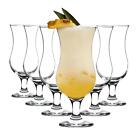 6x Rink Drink Pina Colada Glasses Cocktail Drinking Party Glasses 460ml Clear