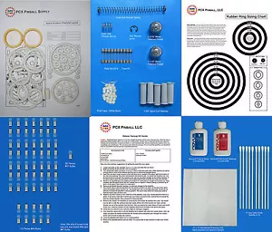 1980 Bally Space Invaders Pinball Deluxe Tune-up Kit - Includes Rubber Ring Kit! - Picture 1 of 2