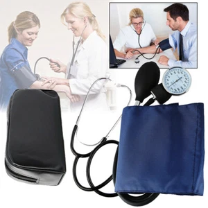 Kit de máquina esfigmomanómetro aneroide medidor manguito BP monitor manual de presión arterial - Imagen 1 de 7