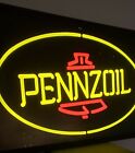 Vintage Pennzoil light, lighted sign 22 x 36