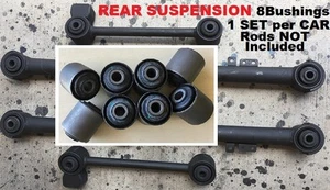 8pcSet Bushings fit 1987- 90 91 92 93 94 95 Nissan Pathfinder Rear Trailing ARMS - Picture 1 of 1
