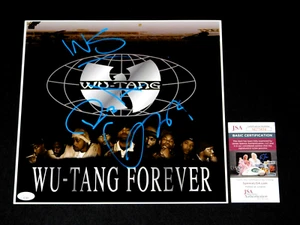WU-TANG CLAN GZA RZA INSPECTAH SIGNED WU-TANG FOREVER 12X12 ALBUM PHOTO JSA COA! - Picture 1 of 1