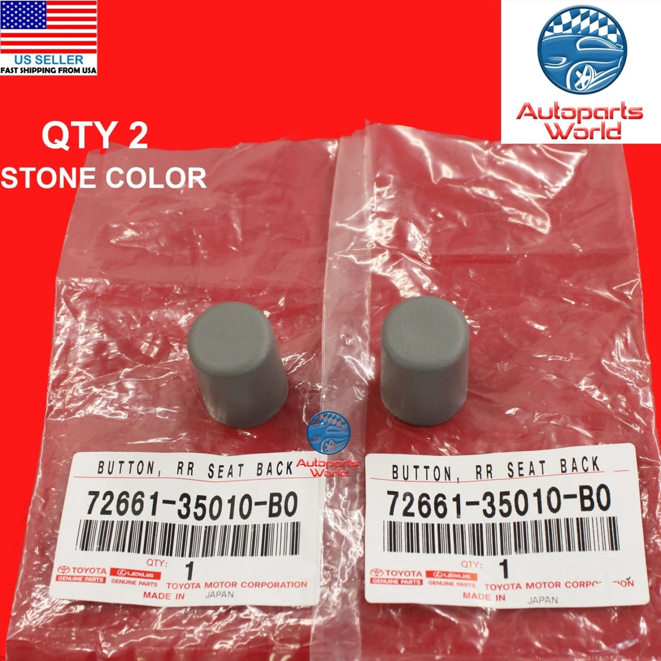 Toyota OEM Button RR Seat Back 7266135010B0