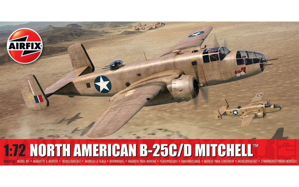Airfix A06015A North American B-25C/D Mitchell 1/72 - Image 1 of 1