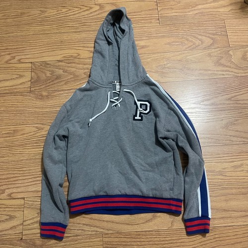 UNDERCOVER Victoria's Secret ROSA Pullover Felpa con Cappuccio Floreale Taglia XS