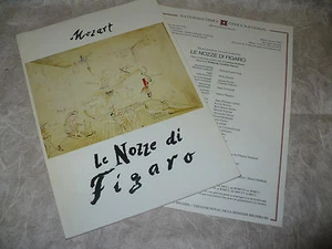 MOZART LE NOZZE DI FIGARO LIBRETTO IN FRANCESE-TEDESCO OPERA NATIONAL 1984 SCENE - Picture 1 of 1