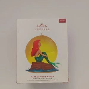 Hallmark Keepsake 2019 Part Of Your World The Little Mermaid Christmas Ornament - Picture 1 of 12