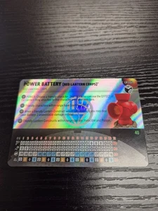 DC Heroclix Power Battery Red Lantern Corps Lantern Legacy Card - Foto 1 di 2