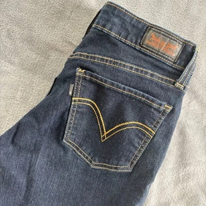 Levi's Leggings Dark Wash Denim Jeans Classic Skinny Fit Stylisch Freizeit 29x32 - Bild 1 von 12