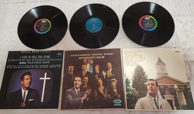 Tennessee Ernie Ford Albums, Collection of 3 LP's; Hymns, Spirituals, & Worship! - Image 1 of 4