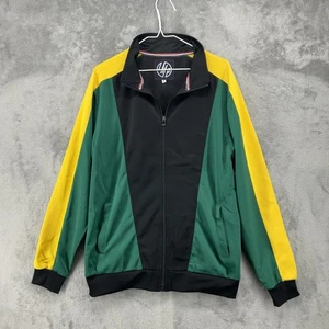 Chaqueta IMP Para Hombre Grande Multicolor Bloque de Color Bolsillos con Cremallera Completa Pista Correr - Imagen 1 de 13