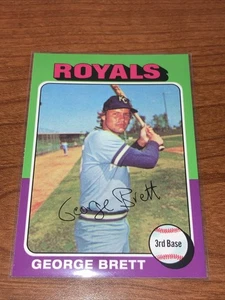 2017 Topps #NNO George Brett Rediscover Topps 1975 Rookie RP - Picture 1 of 2