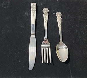 1982 Strawberry Shortcake 3-Piece Oneida Flatware Set American Greeting Corp - Picture 1 of 13