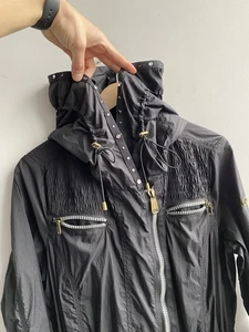 GOLDBERGH Ski Women’s Windbreaker Parka Black and Gold with Trims Size 38 / UK12 - Picture 1 of 18
