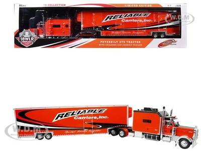 PETERBILT 379 W/ENCLOSED TRAILER RELIABLE CARRIERS 1/43 ICONIC REPLICAS 43-0632 - Image 1 of 4