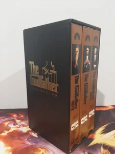 The Godfather Collection VHS 1974-1990 Boxset Parts 1- 3 OKC PAL - Picture 1 of 9