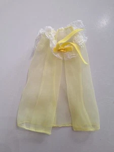 Barbie Doll Vintage Steffie Doll #3348 Yellow Sheer Lace Nightgown Robe - Picture 1 of 6
