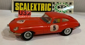 SLOT CAR SCX SCALEXTRIC EXIN C-34 JAGUAR E TYPE #5 ROJO CLARO - Imagen 1 de 9