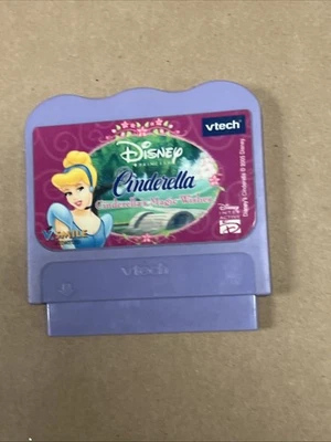 VTech VSmile learning system Disney Princess Cinderella game tested&works well - Image 1 of 2