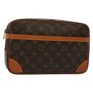 LOUIS VUITTON Monogram Compiegne 28 Clutch Tasche M51845 LV Auth 130764 - Bild 1 von 20