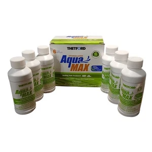 Thetford Aqua Max Holding Tank Treatment  6 8oz Bottles Summer Cypress Scent Exp - Imagen 1 de 10