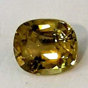 1.27 Cts Fine Quality Natural Chrysoberyl HoneyYellow Color Cushion Shape Gems - Picture 1 of 3