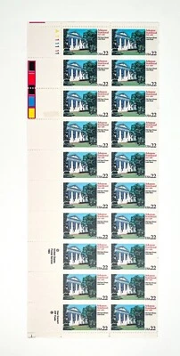 US 1985 SCOTT #2167 ARKANSAS STATEHOOD 22C PLATE BLOCK OF 20 STAMPS - MNH OG - Image 1 of 2