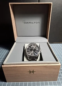 Hamilton Khaki Aviation Pilot Day Date Auto 42mm Black Dial Watch H64615135 - Bild 1 von 8
