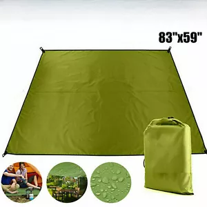 Tent Tarp Hammock Shelter Rain Sun Shade Camping Beach Picnic Pad Mat Waterproof - Picture 1 of 11
