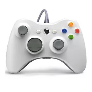 Wired Controller For Microsoft Xbox 360/ 360Slim/ 360E, PC Windows 11/10/8/7 - Picture 1 of 9