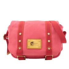 Authentic Louis Vuitton Antigua Buzzas PM Shoulder Bag Rose M40079 Used F/S