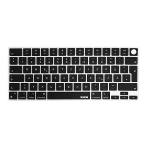 XSKN German EU Silicone Keyboard Cover Skin for 2021-2024 Macbook Pro 14.2/16.2 - Picture 1 of 6