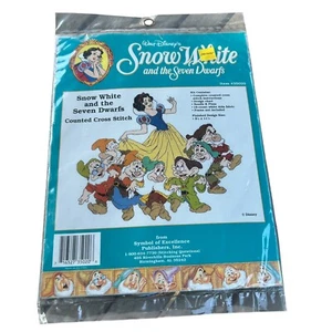 Walt Disney's SnowWhite and the Seven Dwarfs Counted Cross Stitch Kit Sealed - Picture 1 of 4