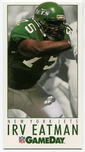 1992 GameDay #201 Irv Eatman New York Jets - Picture 1 of 2