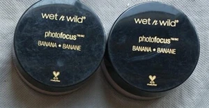 2 Pack of New Wet n Wild Photo Focus Loose Setting Powder 521B Banana - Picture 1 of 2