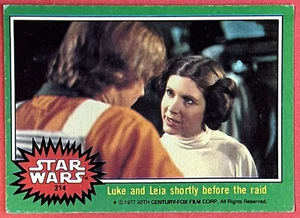 1977 STAR WARS #214 Luke and Leia Shortly before the raid VG-EX Condition - Picture 1 of 4