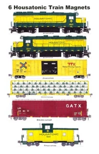 Tren de ferrocarril Housatonic 6 imanes Andy Fletcher - Imagen 1 de 1